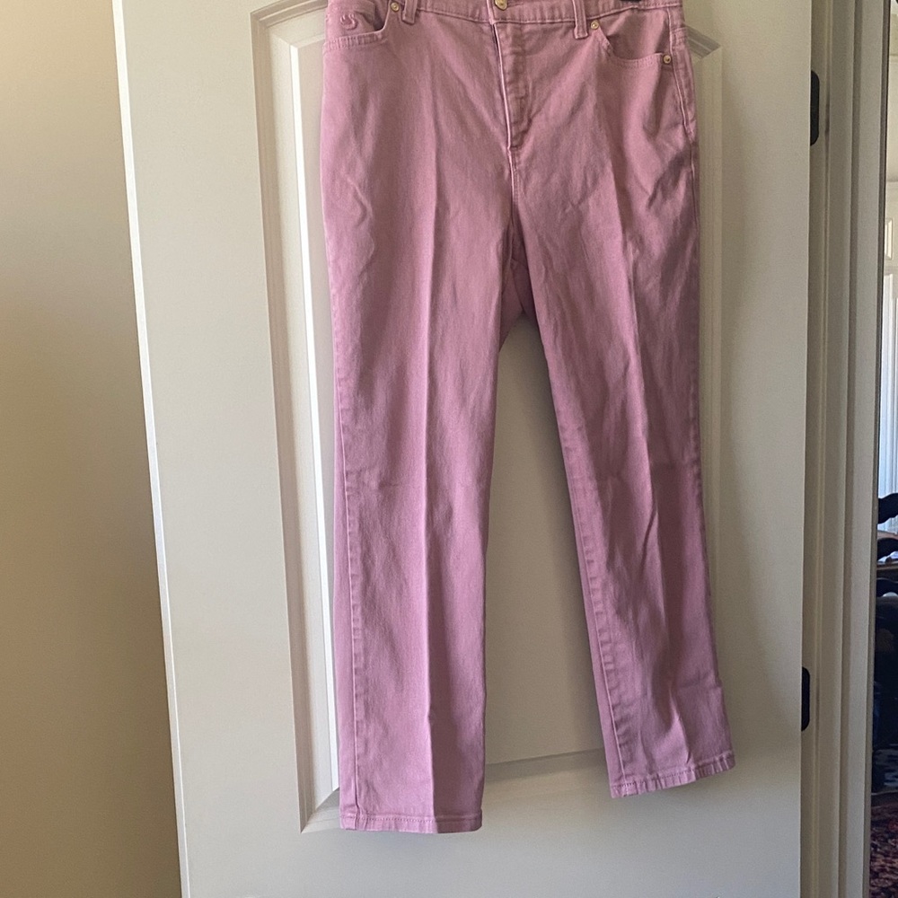 Gloria Vanderbilt Pink Denim Pants